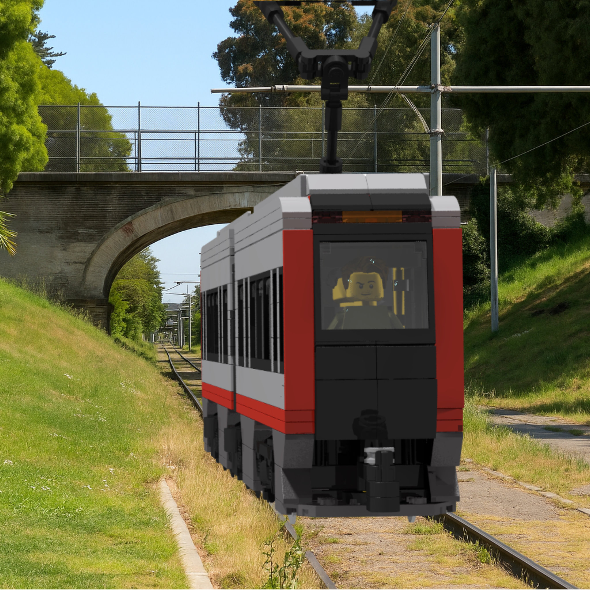 Lego Muni in Dolores Park