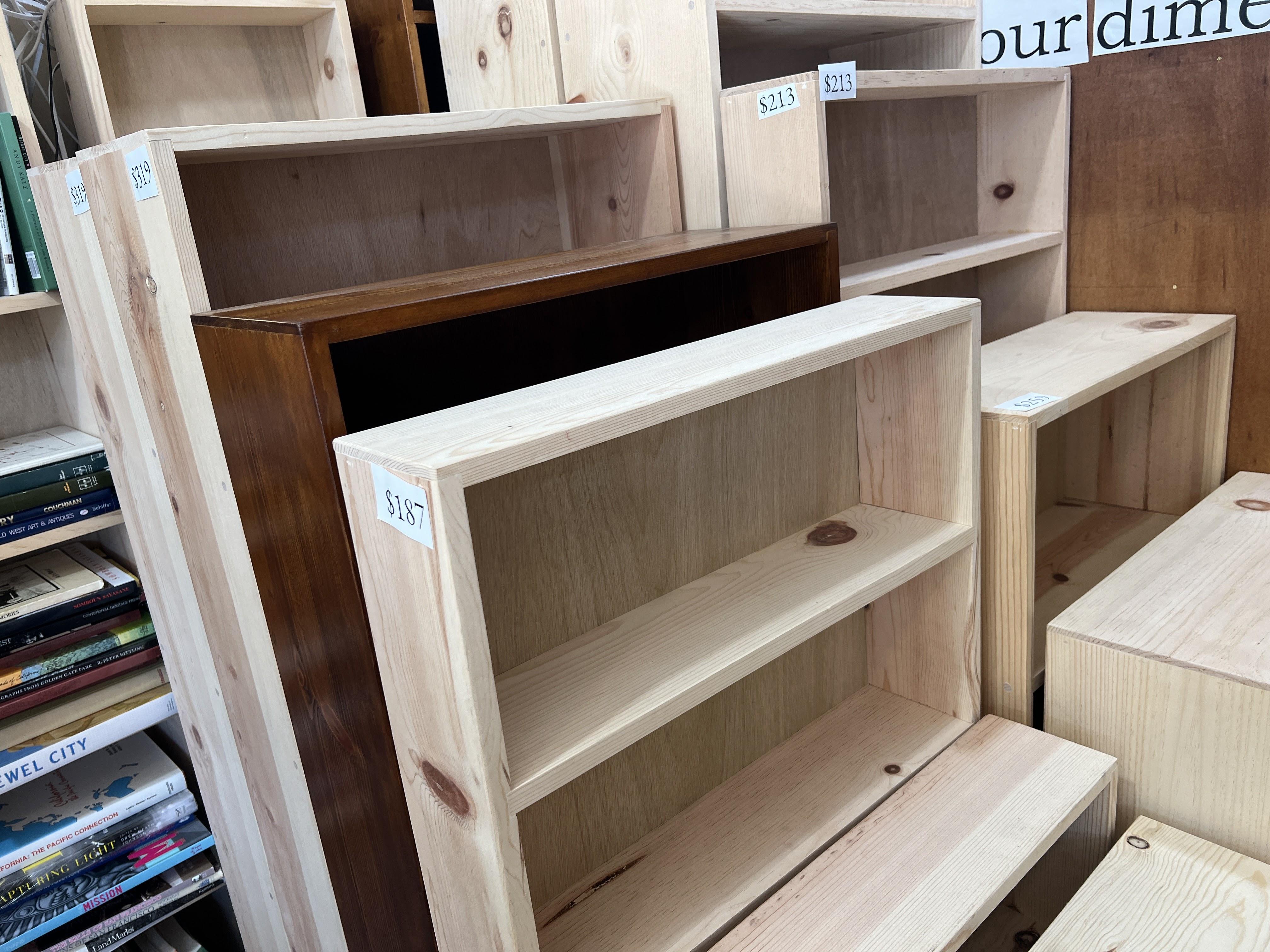 Bookshelves for sale